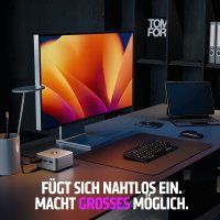 BEASTCOM® M1 | Home ‘n Office | Mini PC | Ιntel Alder Lake N100 (12. Gen) 4x 3.4GHz | 16GB DDR4 | 512GB SSD | WIFI | Bluetooth | HDMI 4K | Triple Monitor Support | USB 3.1 | Windows 11 Pro